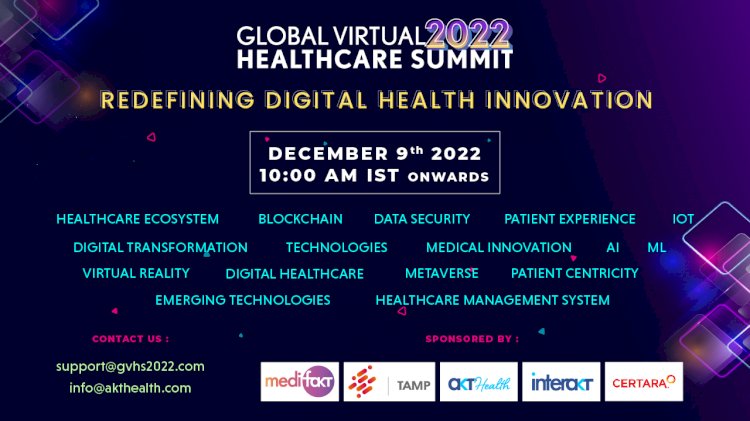 Global Virtual Healthcare Summit 2022: Redefining Digital Health Innovation